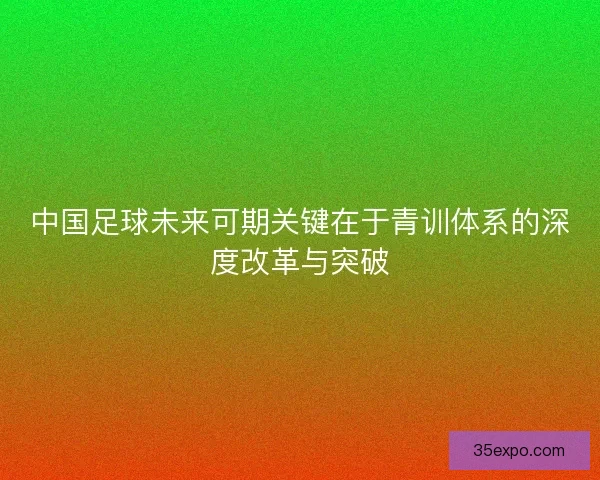 中国足球未来可期关键在于青训体系的深度改革与突破 中国足球未来可期关键在于青训体系的深度改革与突破